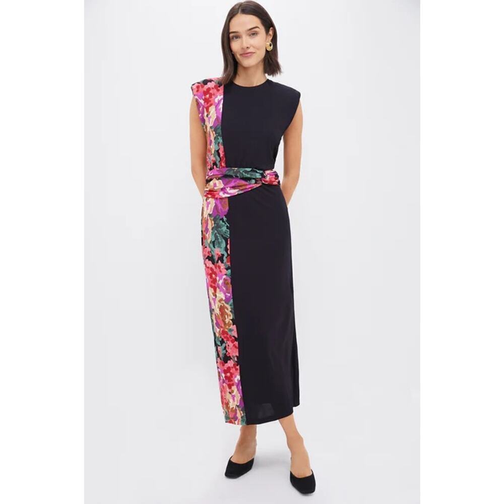 TUCKERNUCK Climbing Roses Stretch Jersey Cleo Dress Size XS NWT